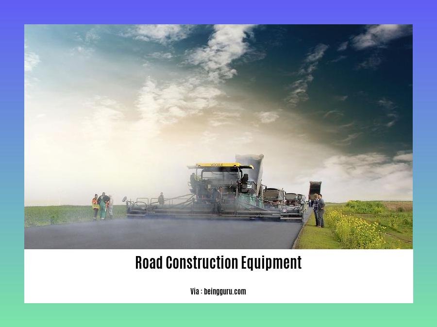 road construction equipment