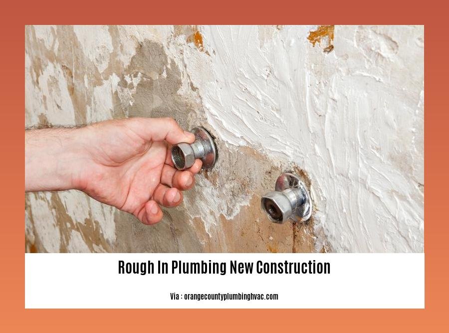 rough in plumbing new construction