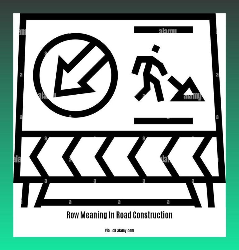 Understanding Row Meaning in Road Construction A Comprehensive Guide Wave Sold