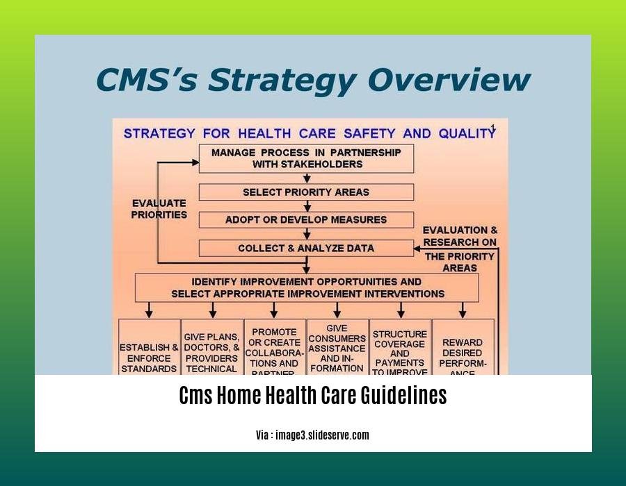 cms home health care guidelines