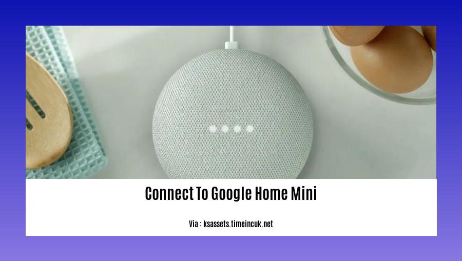 connect to google home mini