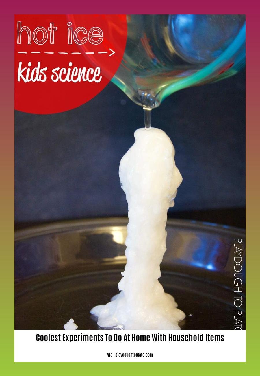 coolest experiments to do at home with household items