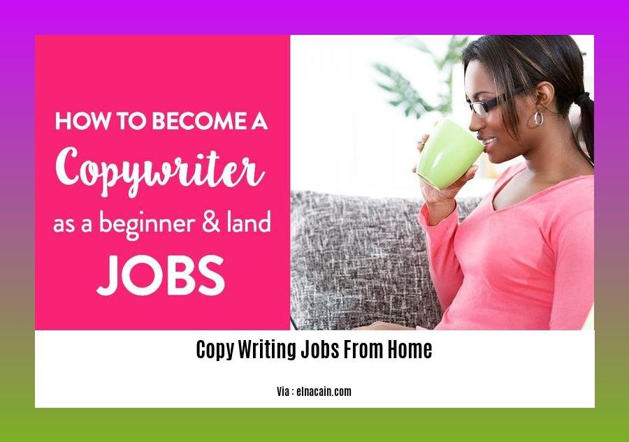 copy writing jobs from home