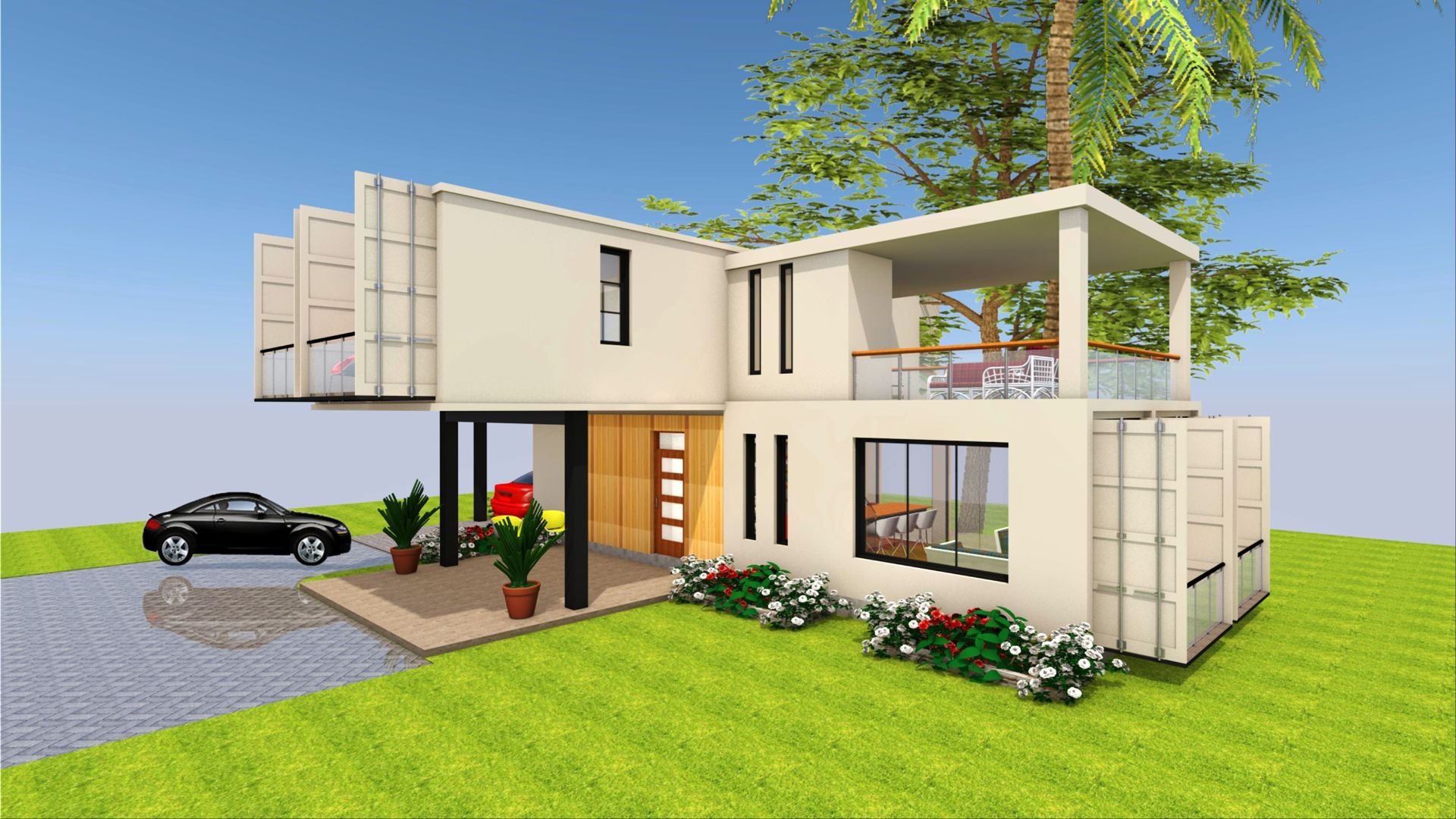 40 ft container home plans