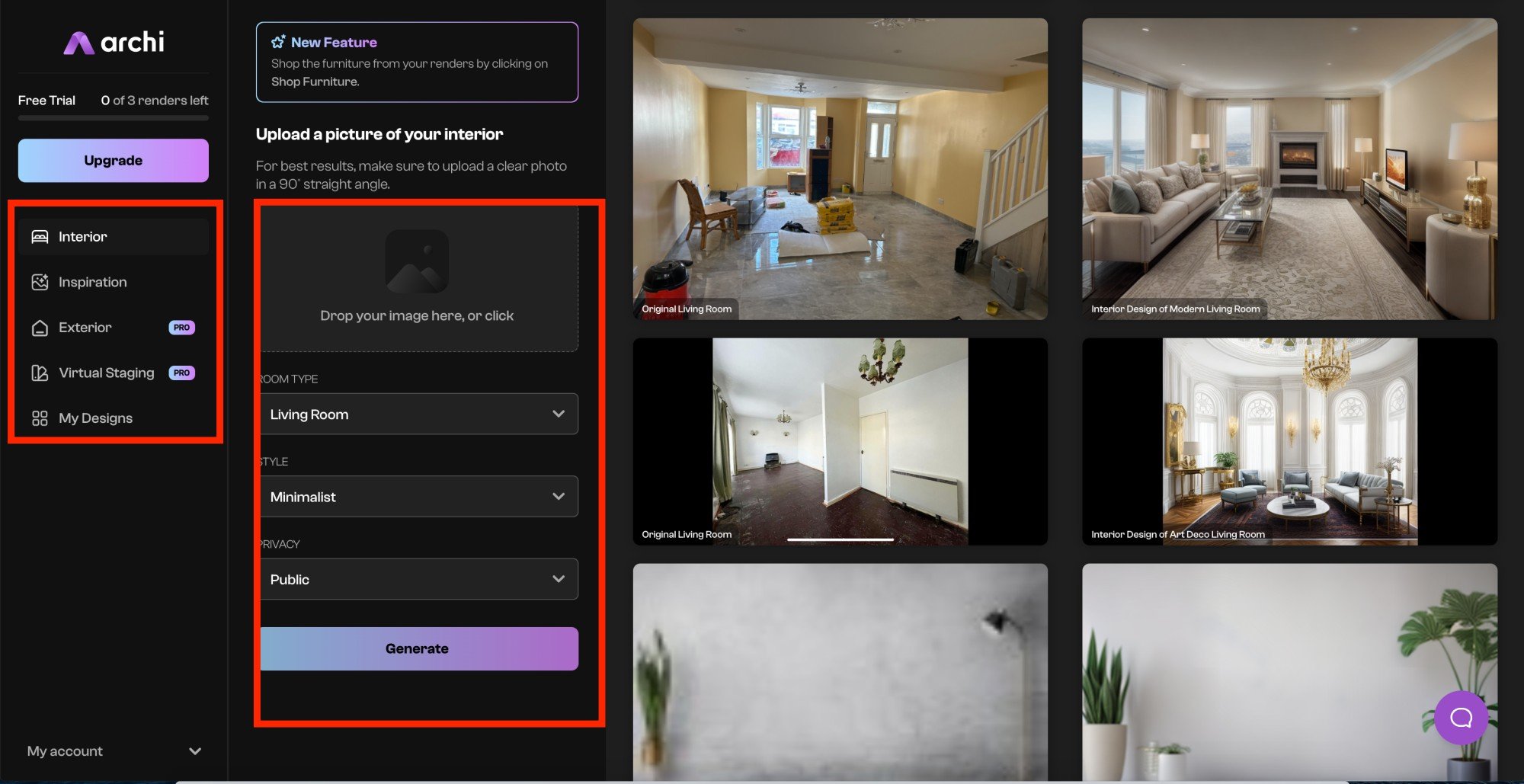ai home decor generator free