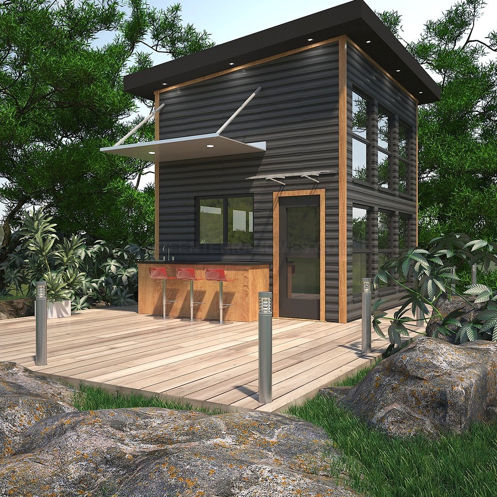 cheap small metal building homes