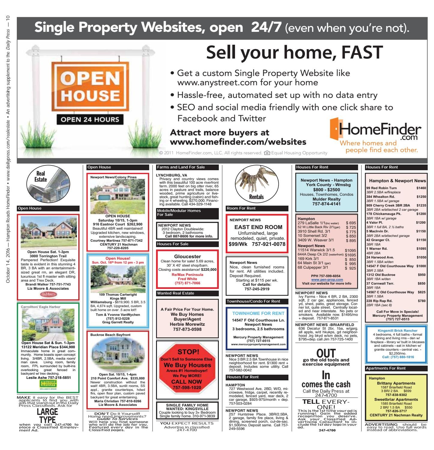 homefinder contact number