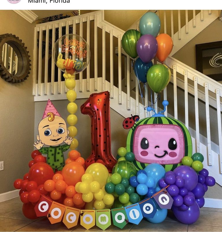 1st Birthday Balloon Decoration Ideas at Home: Transform Your Venue ...