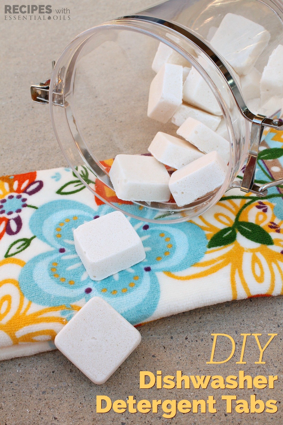 homemade dishwasher tablets 3 ingredients