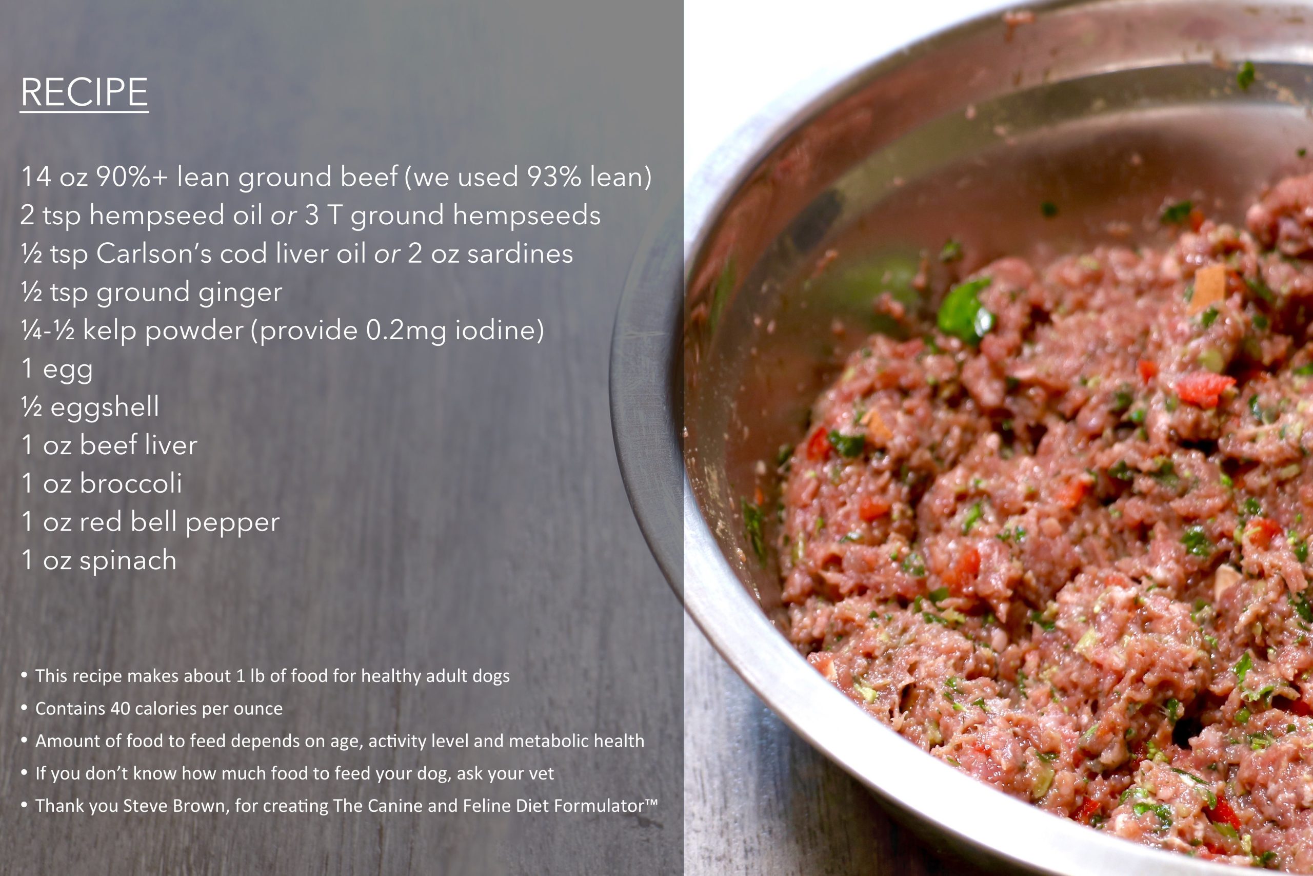 homemade dog food for congestive heart failure