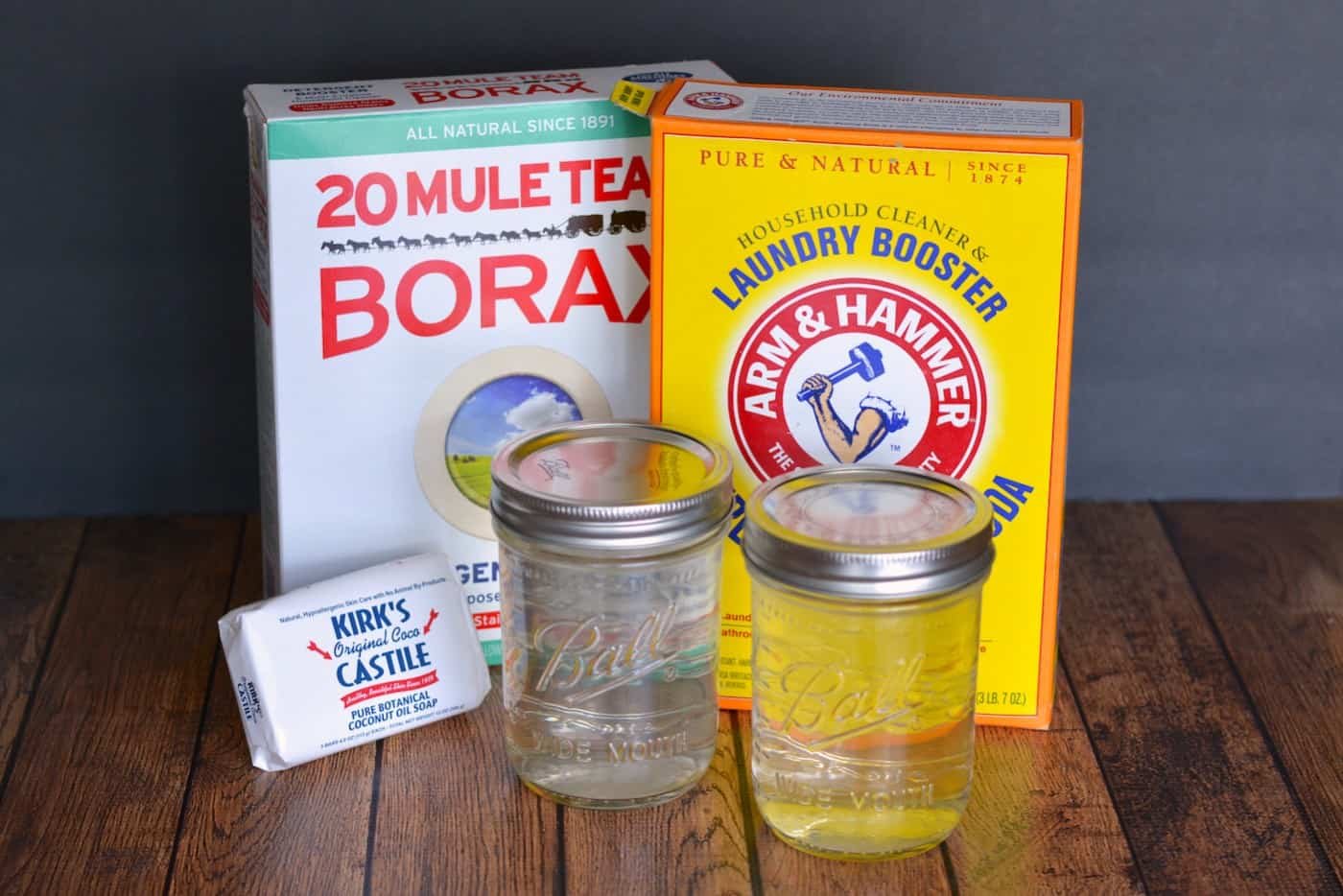 homemade laundry detergent liquid