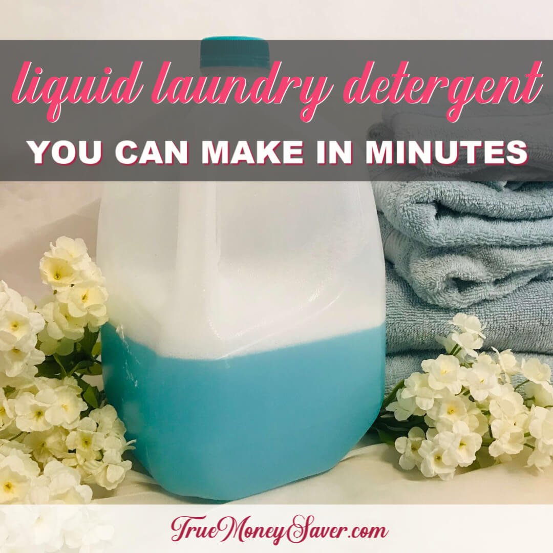 homemade liquid laundry soap