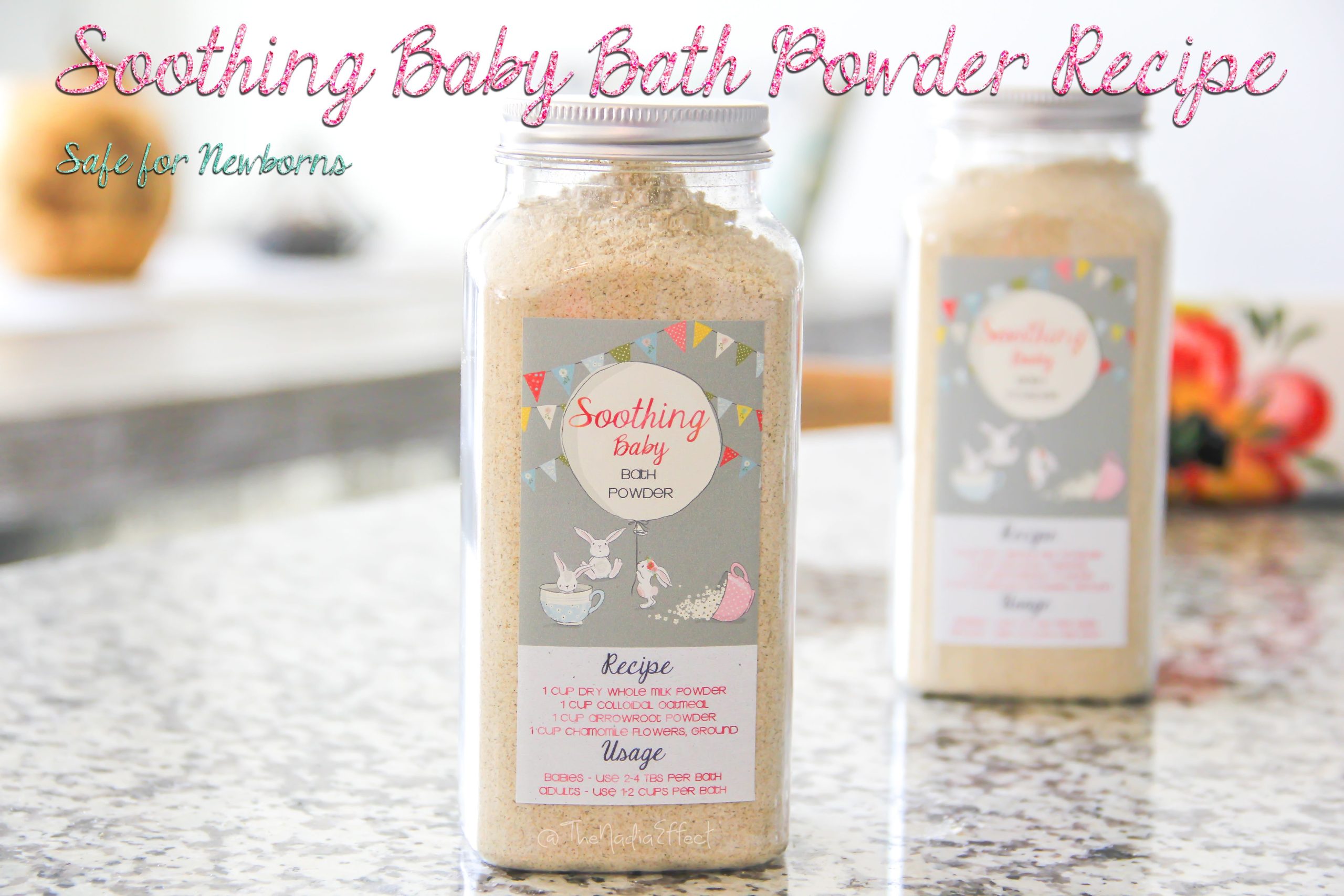 how to make bath powder at home