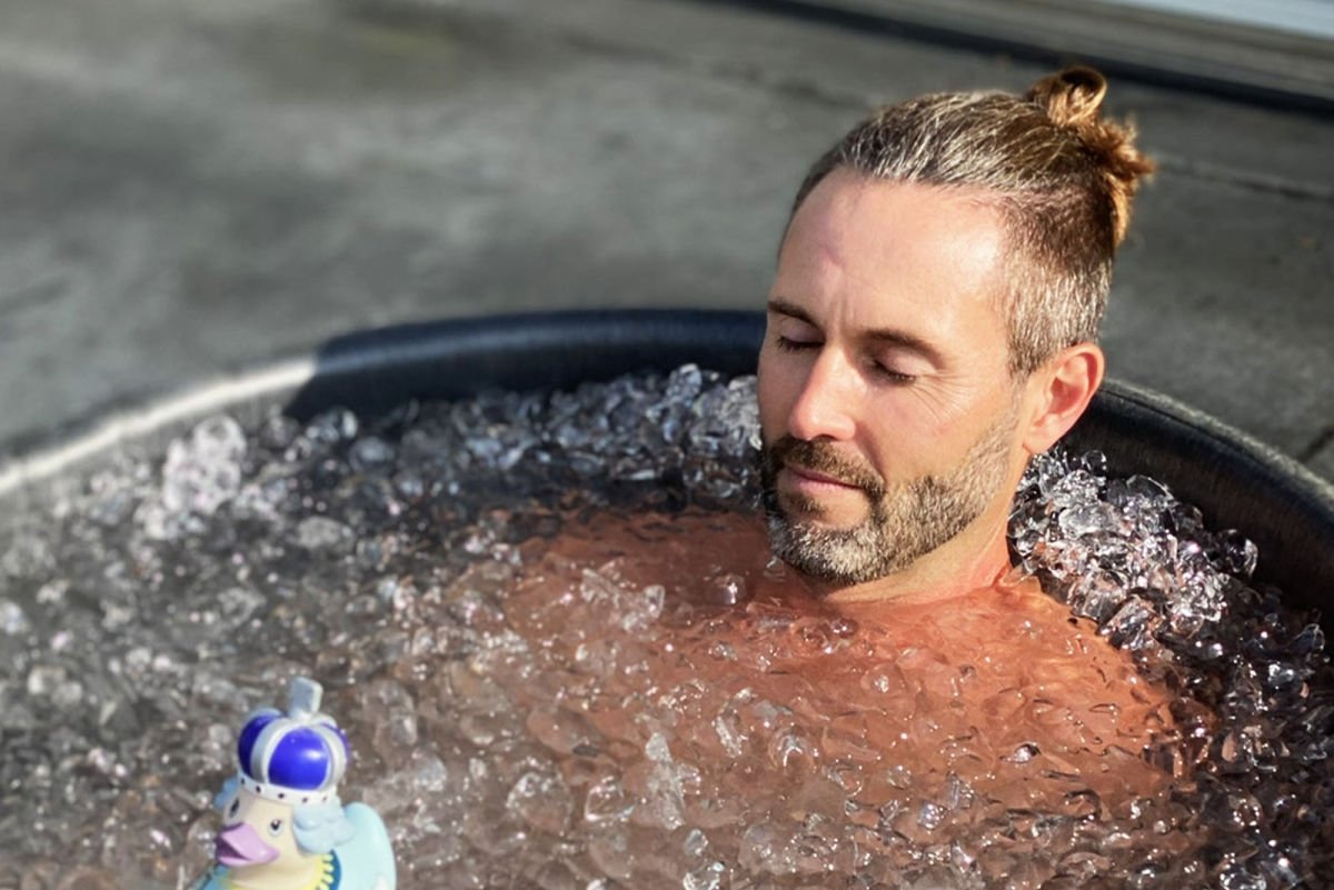 how to make ice bath at home