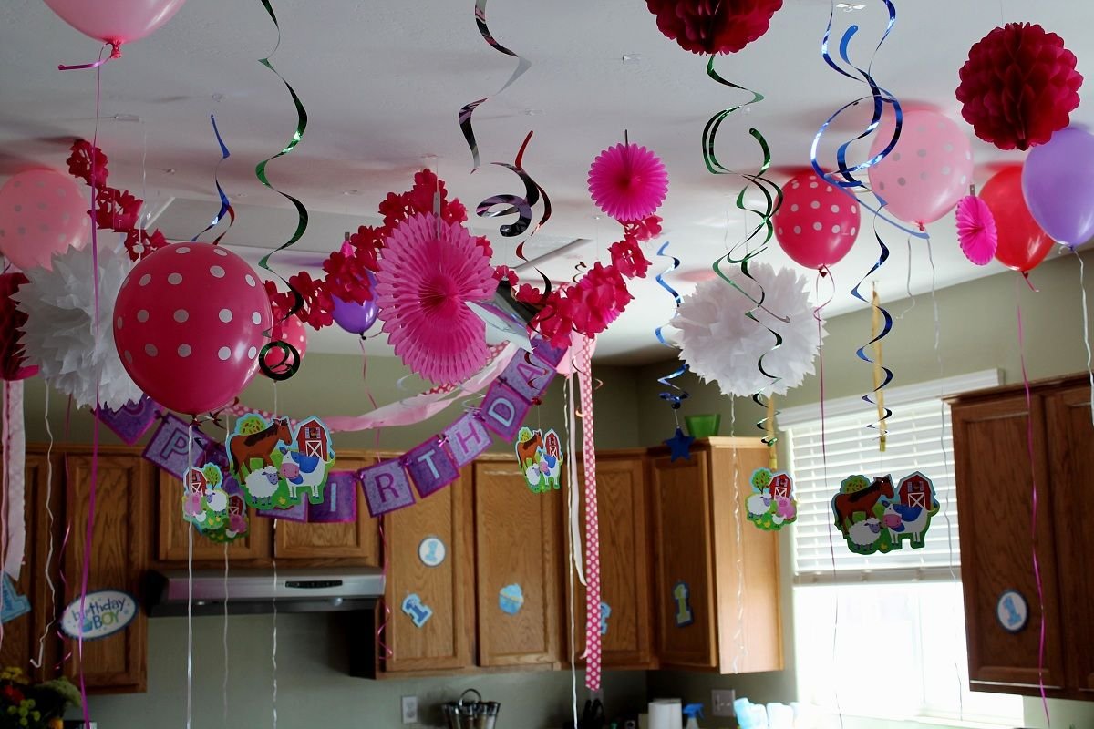 simple birthday decoration at home with photos