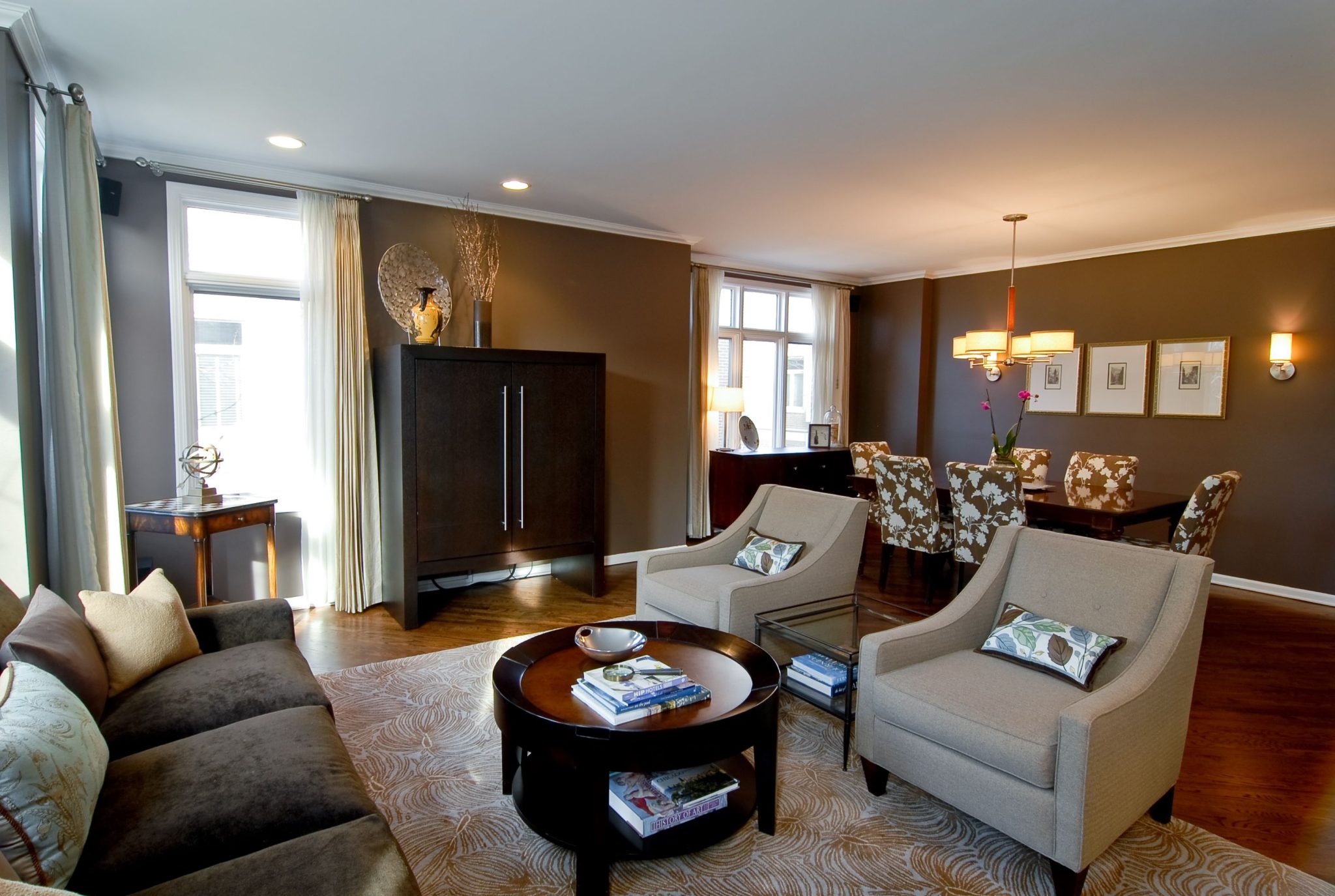 Seamless Harmony: Inspiring Ideas for Combined Living and Dining Rooms ...