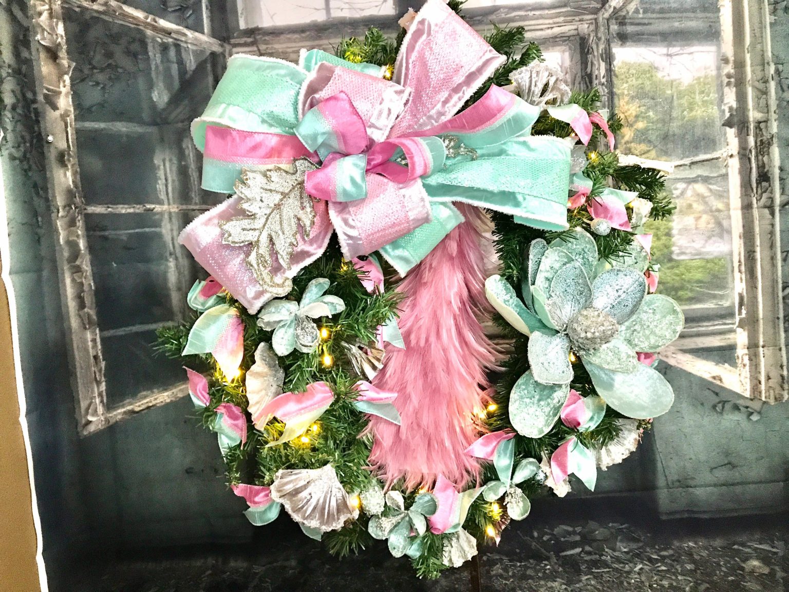 Where to Find the Prettiest Pink Christmas Wreaths Online [Current