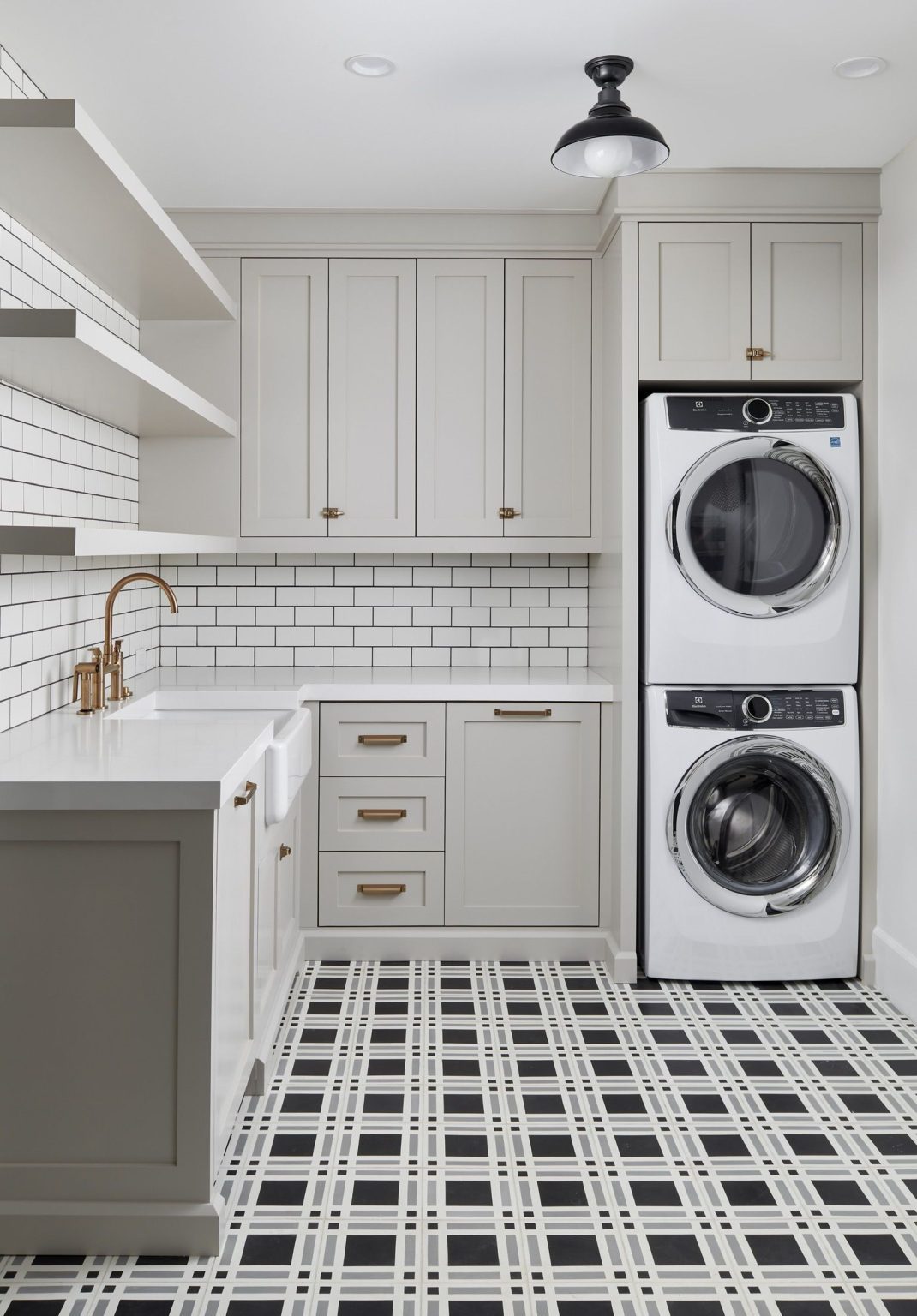 Small Condo, Big Style Butler's Pantry & Laundry Room Combo Ideas — free download
