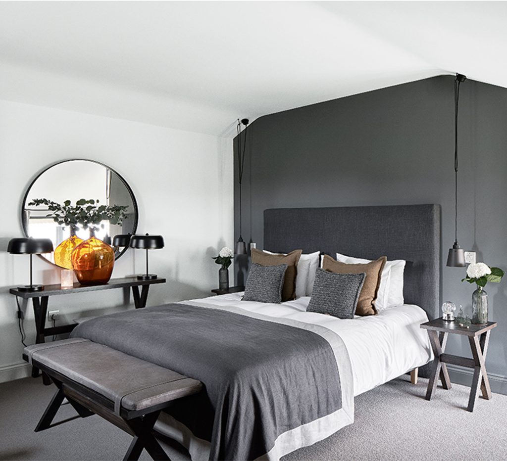 Generate Aesthetic Harmony with grey bedroom pictures