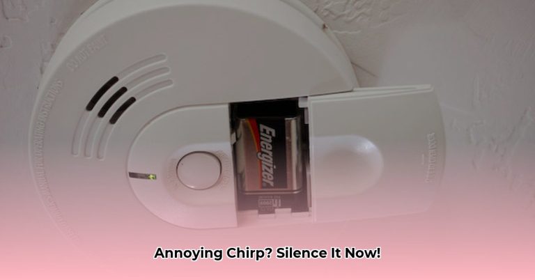 How to Stop a Hardwired Smoke Detector from Chirping: Causes and