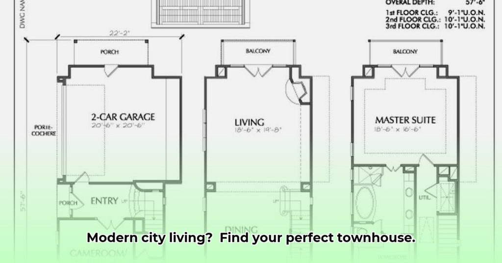 Urban Townhouse Design Plans: Modern Solutions for City Living - Wave Sold