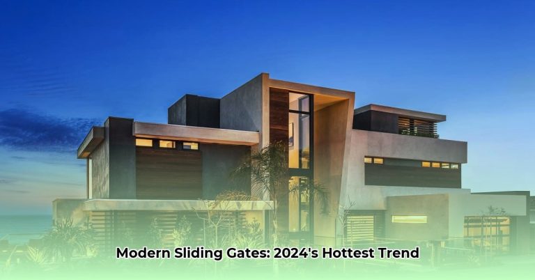 Design Modern House Sliding Gates: 2024 Guide - Wave Sold