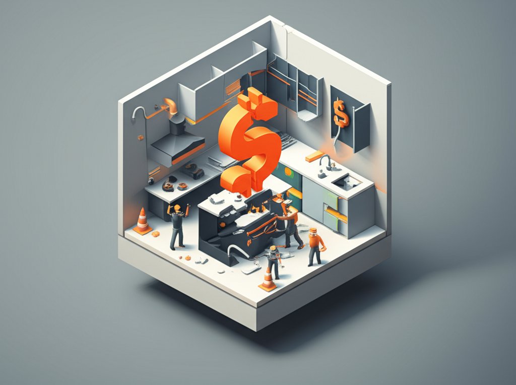 Estimate kitchen demolition costs easily. Online tool for budgeting your renovation project.