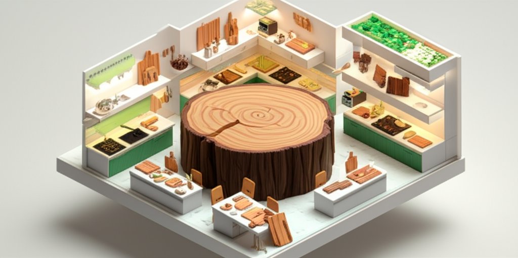 Butcher block wood guide: Choosing the best species for durability and beauty.