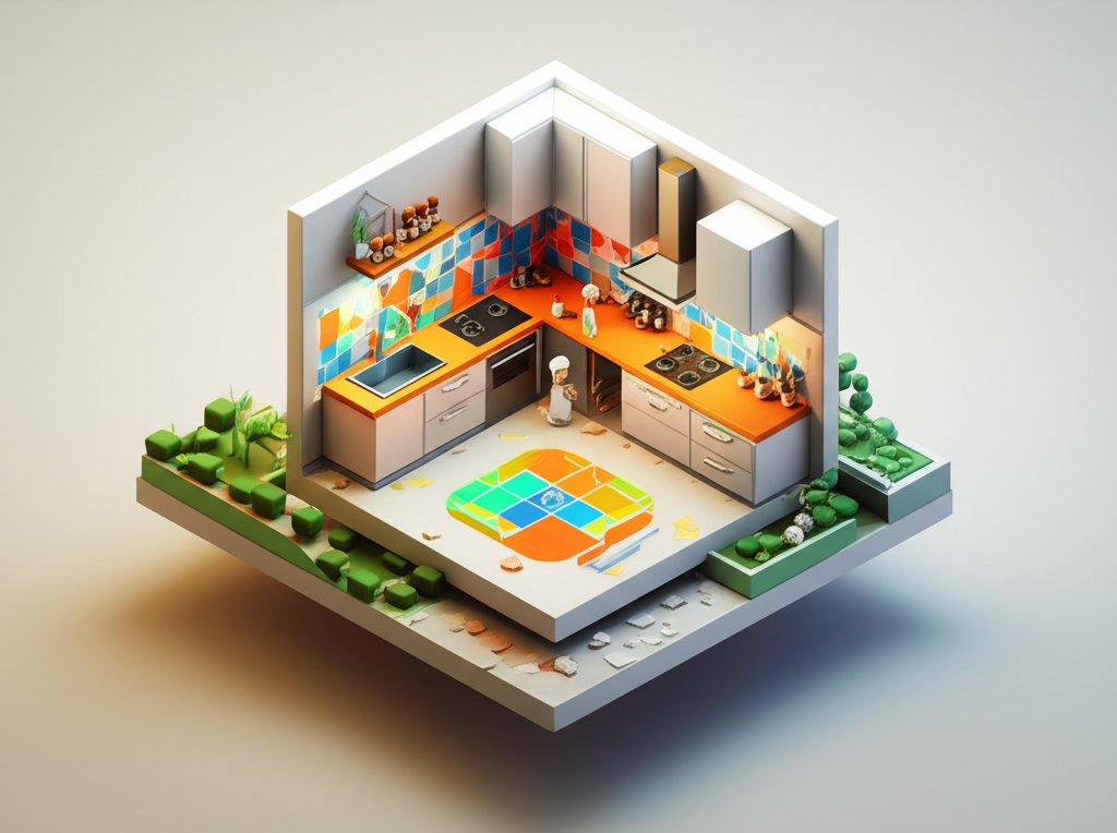 Colorful kitchen backsplash: vibrant design ideas to energize your cooking space.