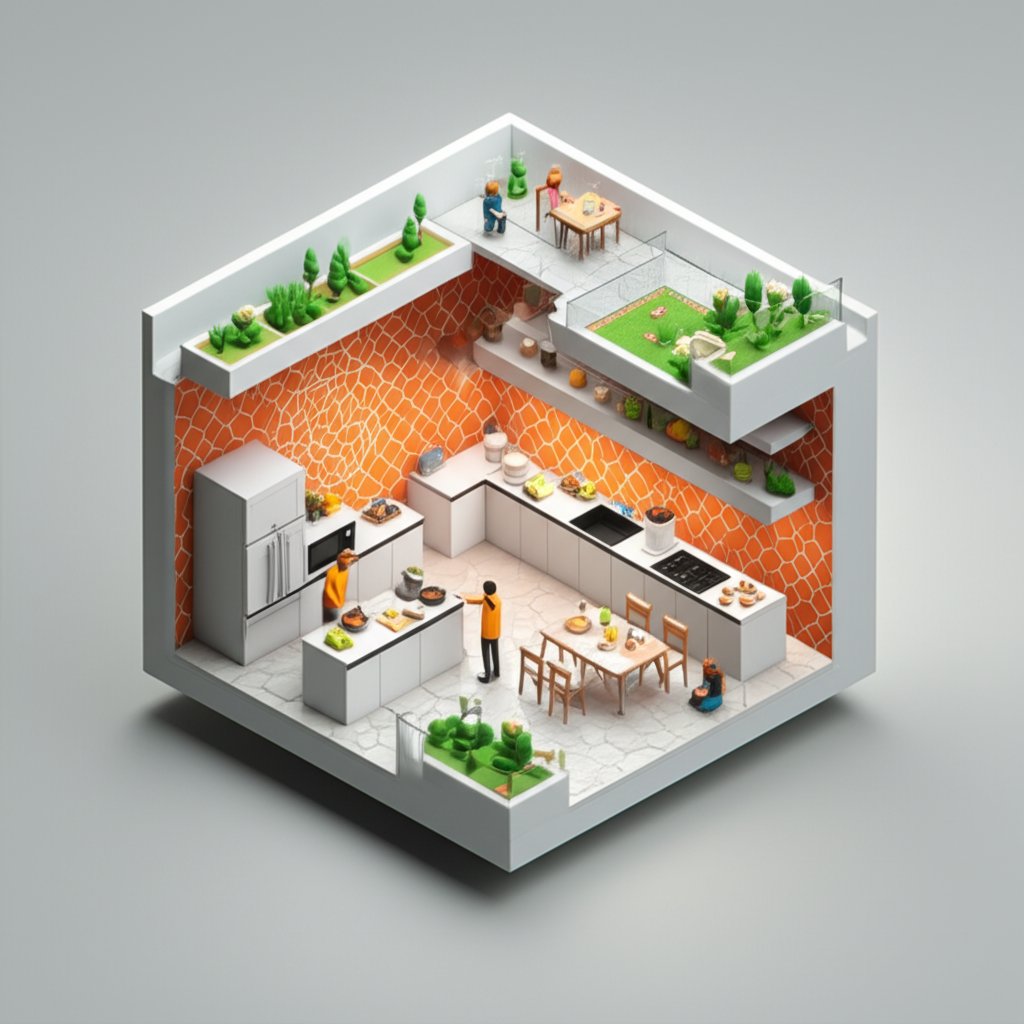 Modern kitchen backsplash: sleek tile, minimalist design, contemporary kitchen remodel.