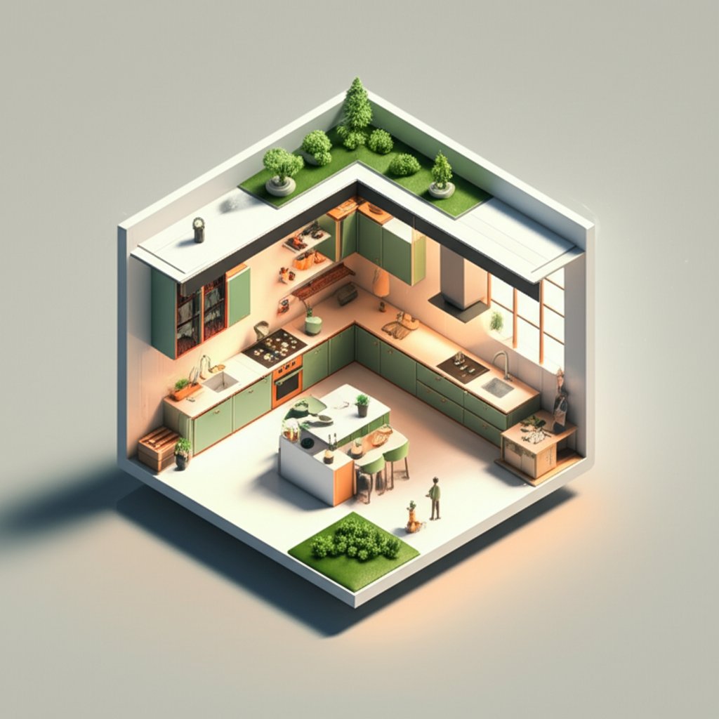 Space-saving corner cabinets: Maximize kitchen storage, organization, and style.