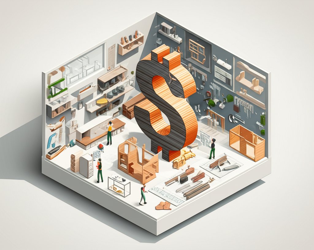Cabinet costs breakdown: Material choices impact price. Smart budgeting.