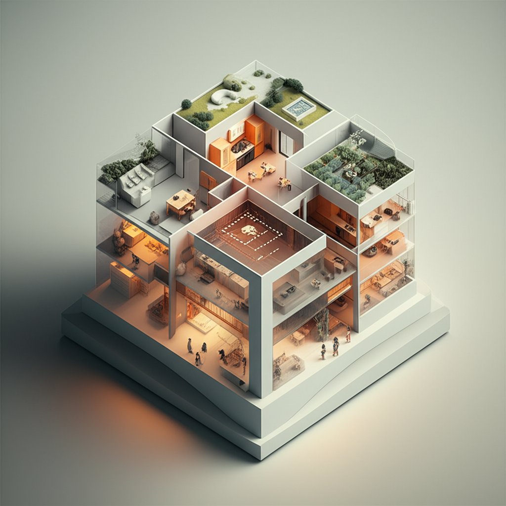 Rectangle kitchen layout options: Efficient design for narrow spaces.