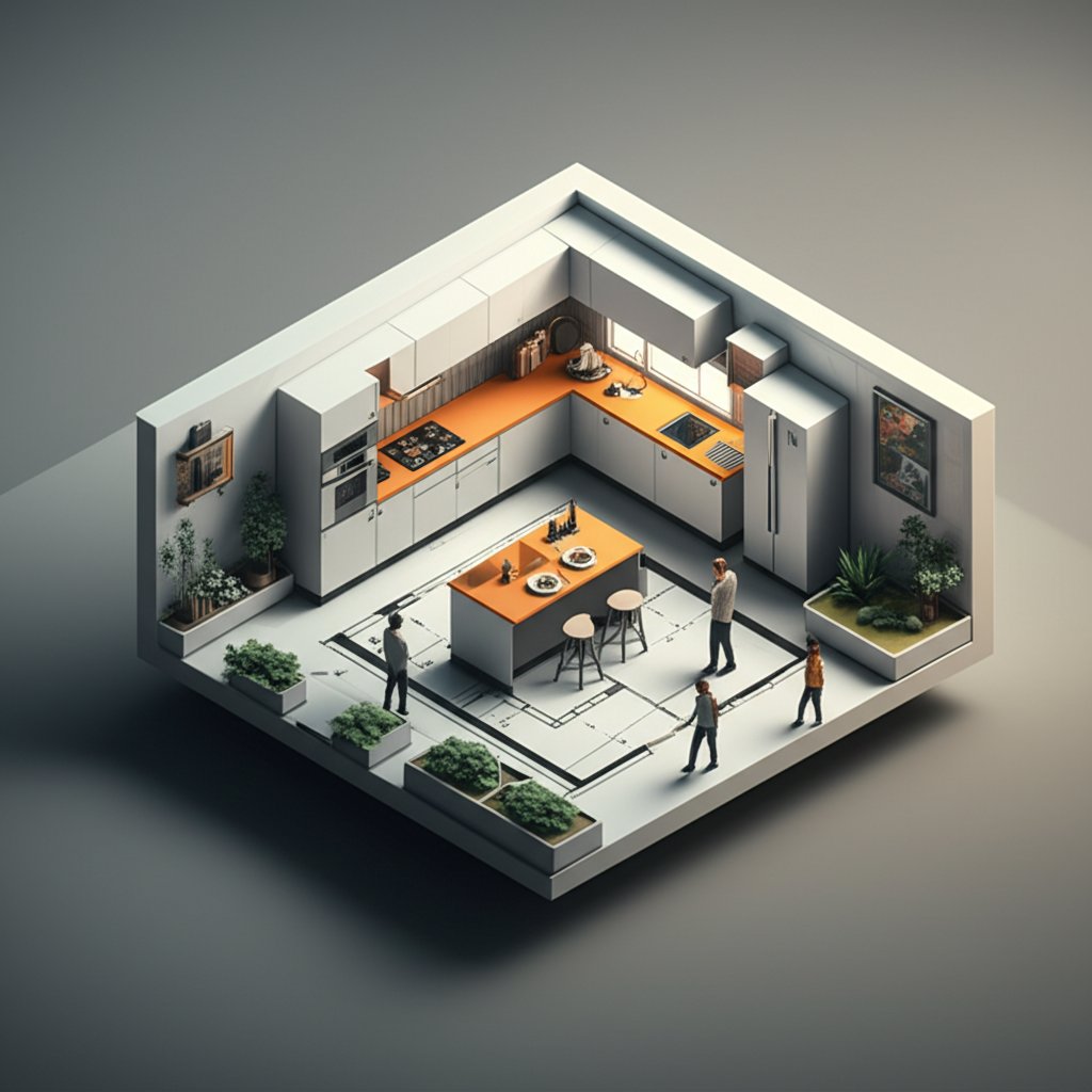 Small kitchen island dining table combos: space-saving design options.