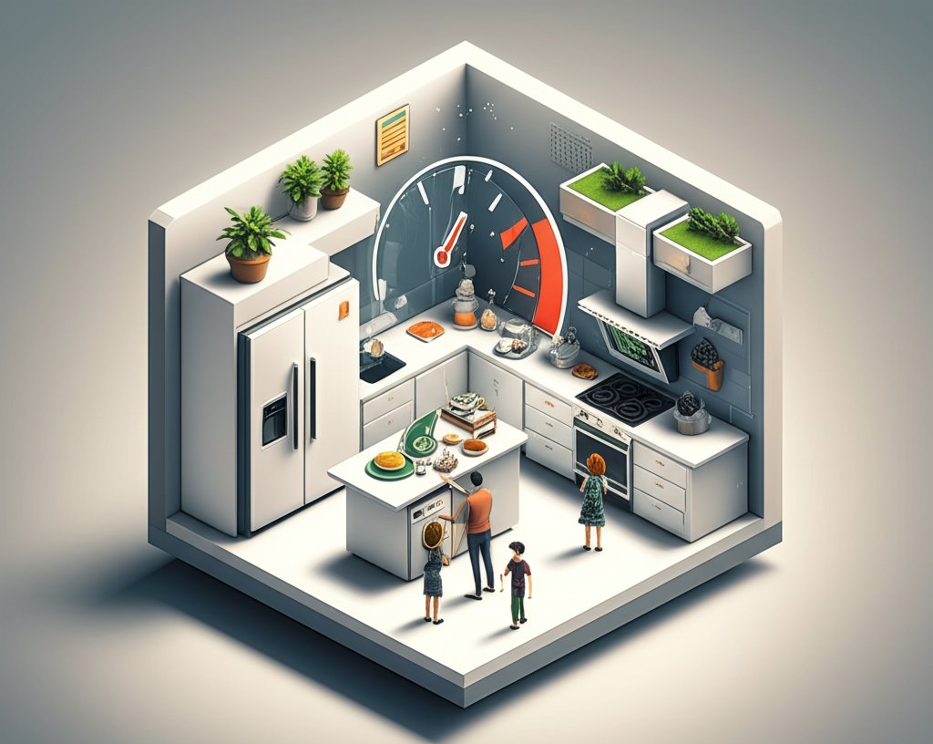 High-performance appliances: Design for efficiency, power, and reliable home technology.