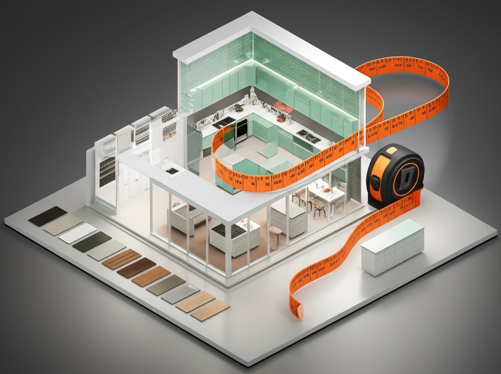 Backsplash scope planning: Kitchen design choices, balancing aesthetics and budget.