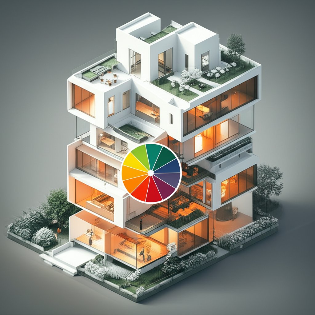 Finding the perfect kitchen backsplash color palette; vibrant, modern design inspiration.