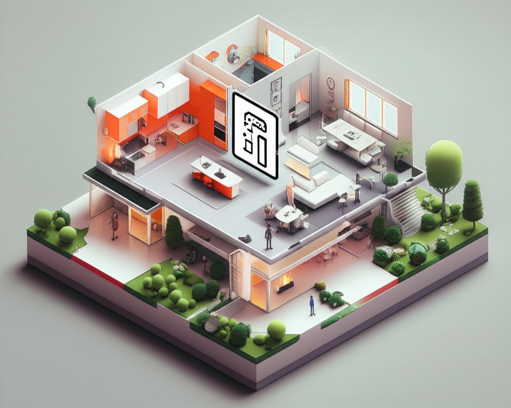 Bright, open concept kitchen living room with island and modern design.