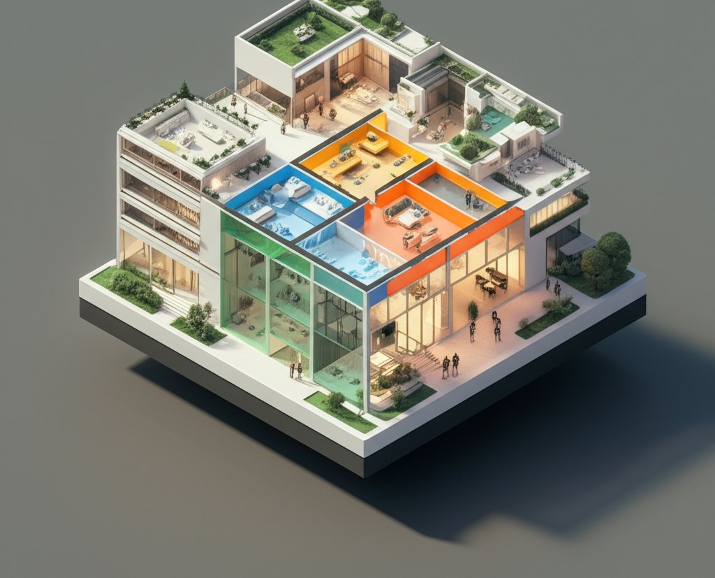 Efficient layout optimization: Dedicated zones improve workflow and productivity.