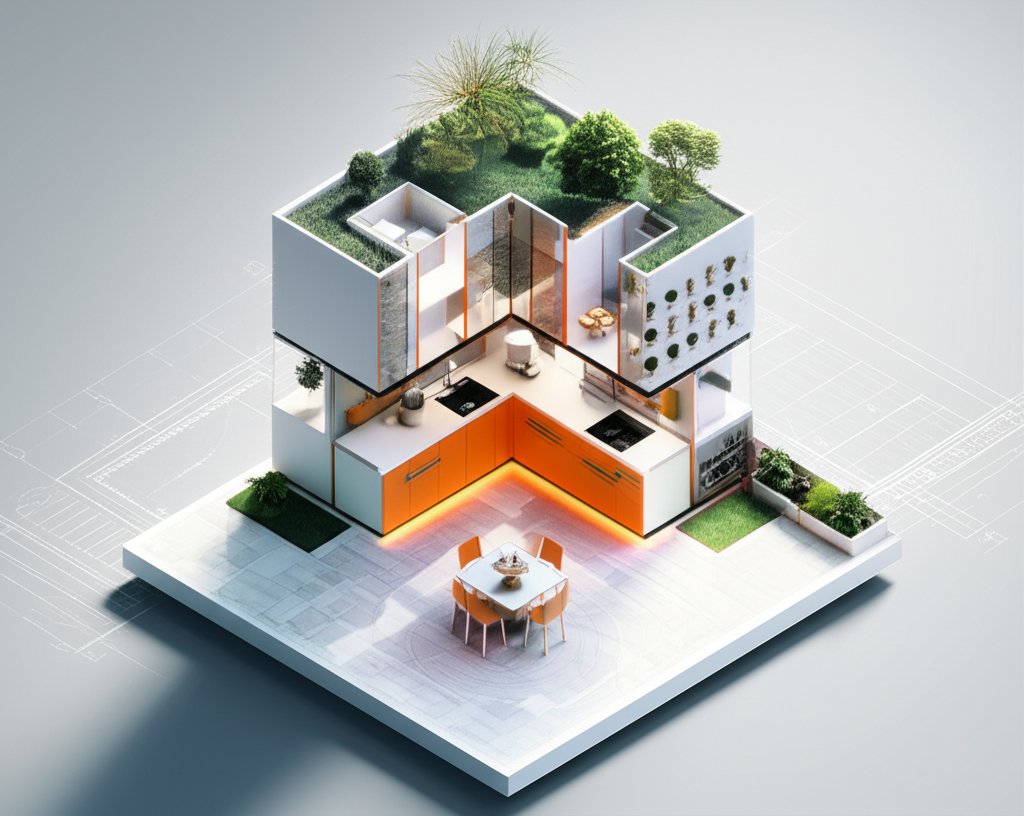 Small corner kitchen design: space-saving, efficient, and stylish solutions.