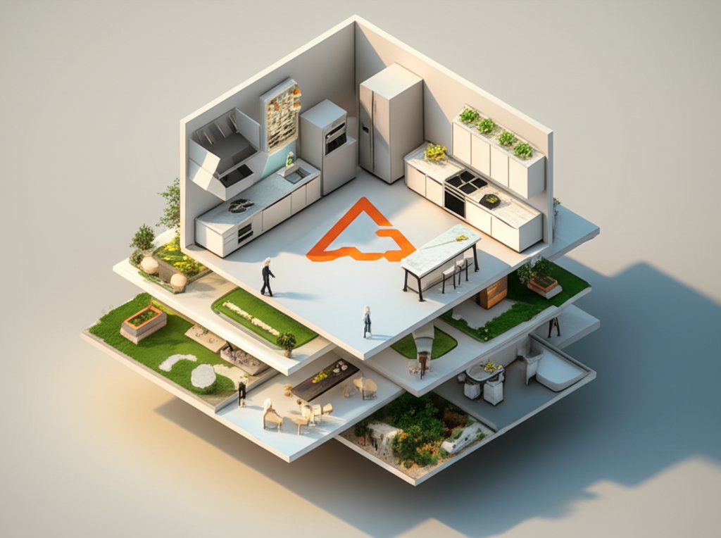 Kitchen layout fundamentals: work triangle, zones, efficient design principles.
