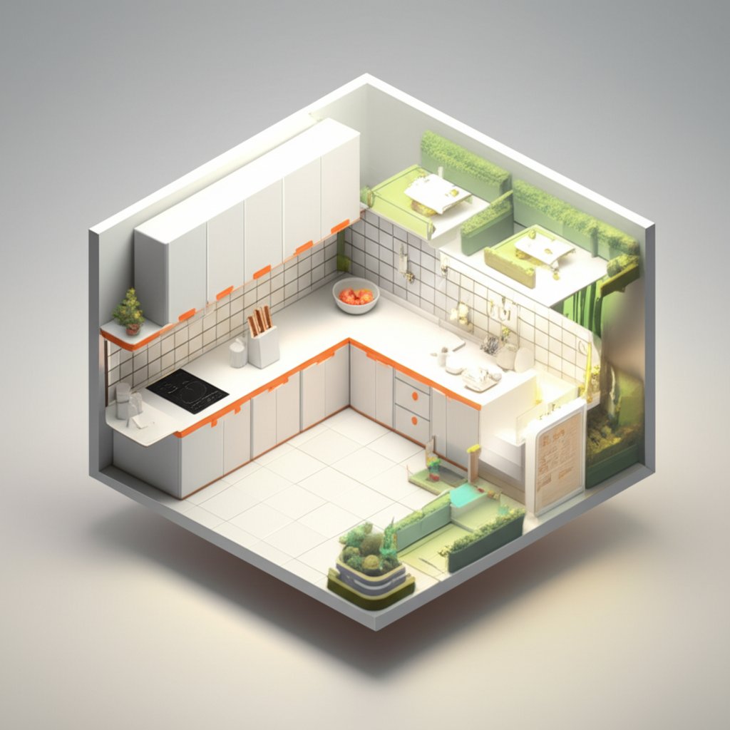 Clean, modern white-on-white backsplash: bright, timeless style, easy to clean kitchen design.