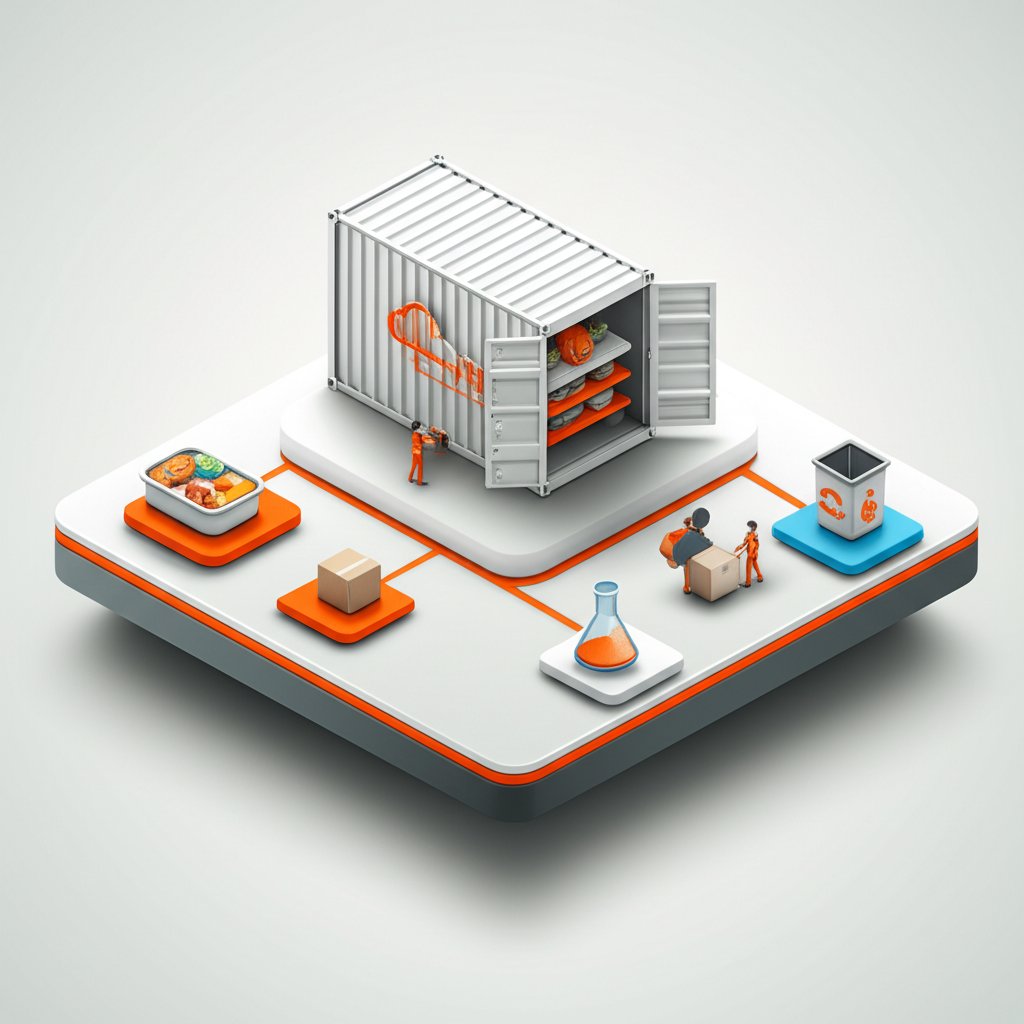 Diagram illustrating various container types and their best use cases.