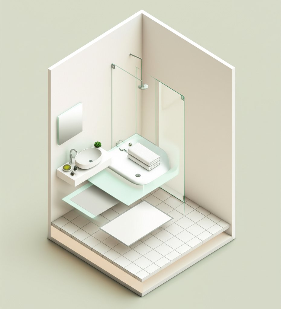 Soft, absorbent bathroom rugs and towels for a comfortable, stylish space.