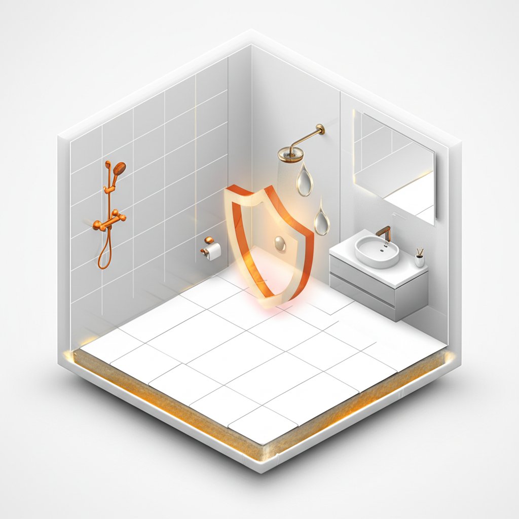 Durable bathroom fixture finish, the first defense against water damage.