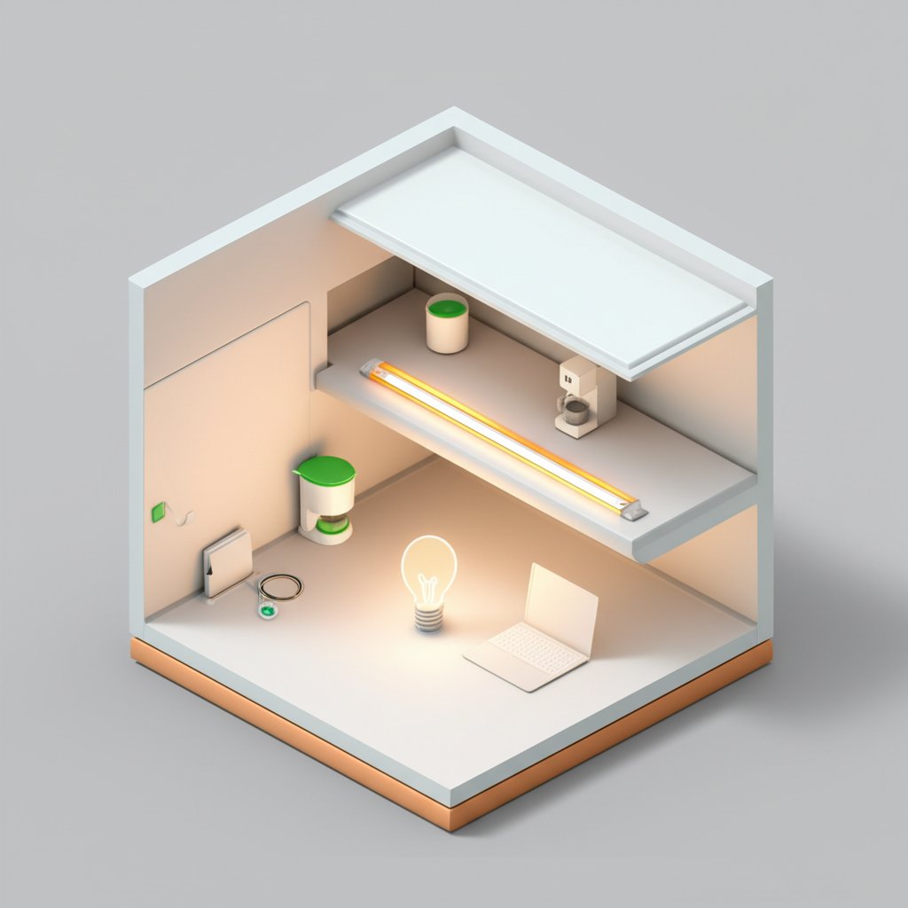 Integrated LED light bar: superior, energy-efficient, and modern smart lighting solution.