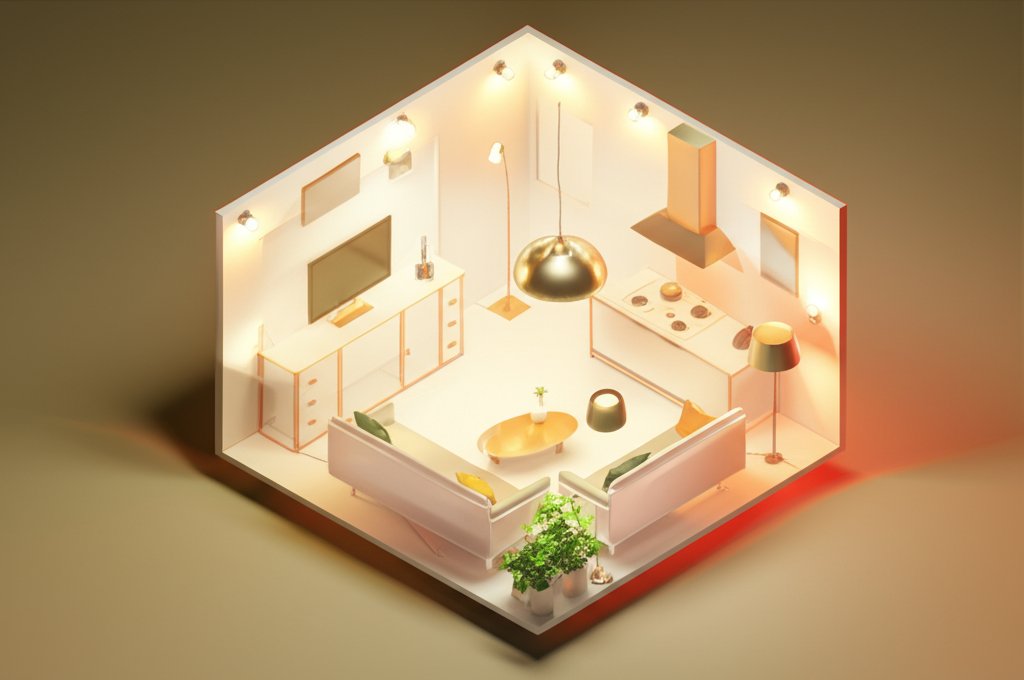 Modern brushed nickel lighting fixture.