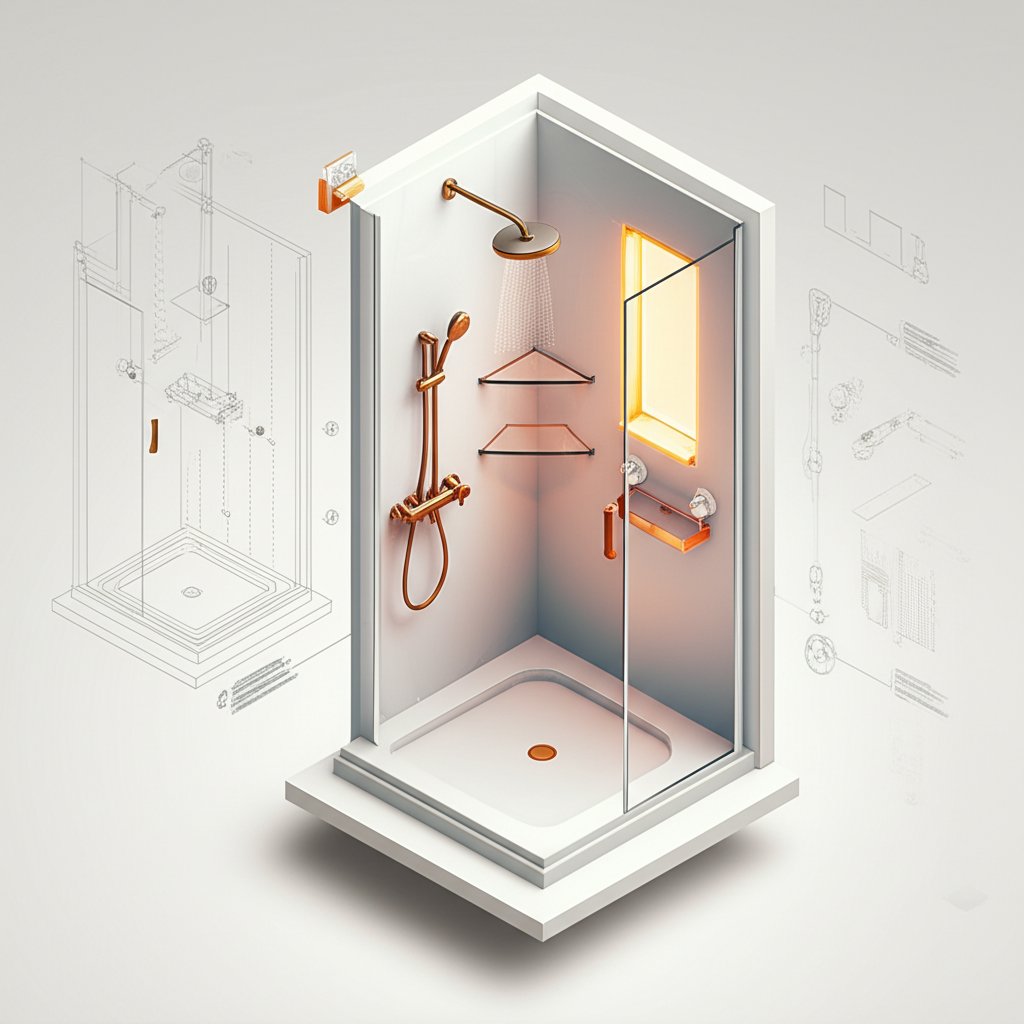 Decoding various shower shelf types for ultimate bathroom organization and storage solutions.