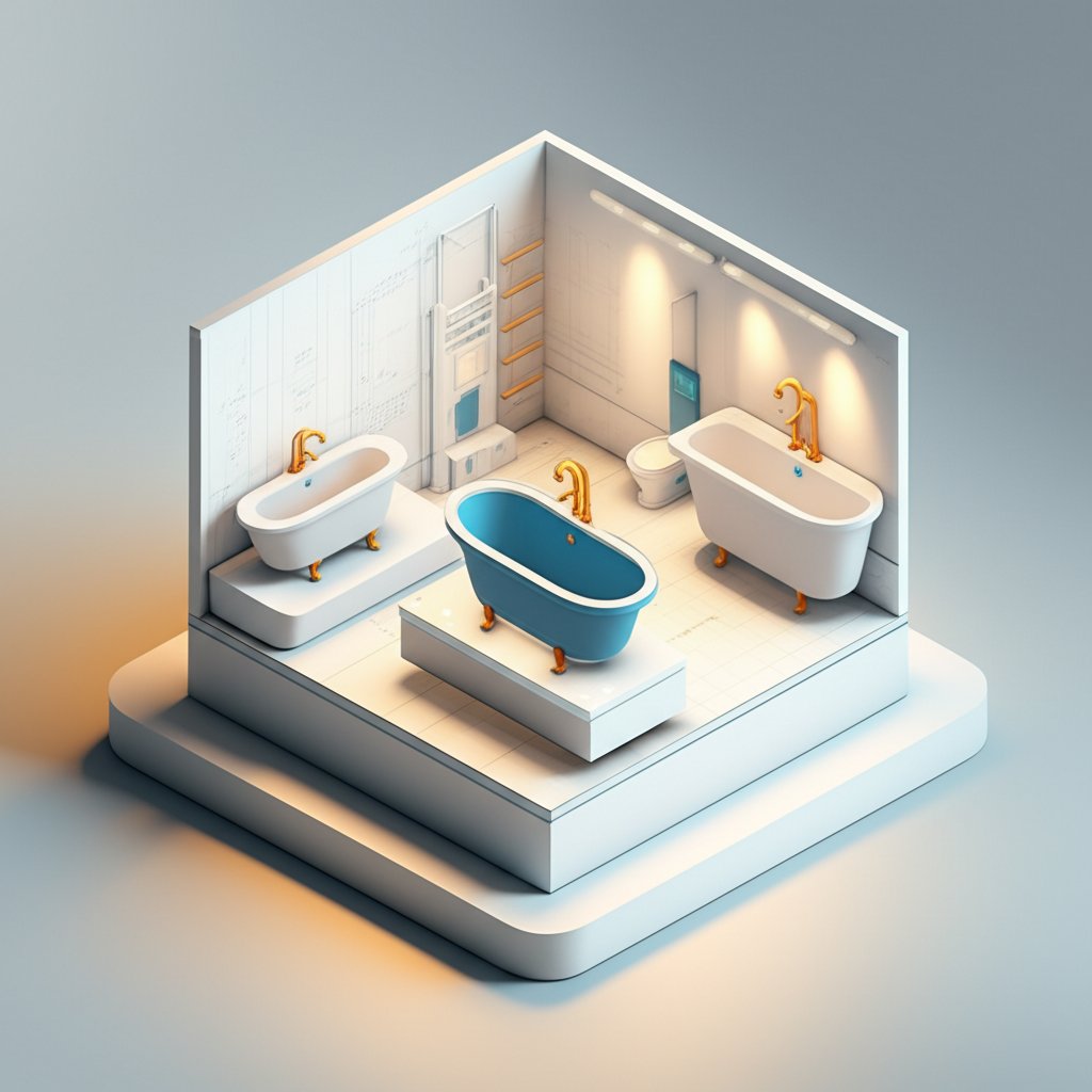 Bathtub types and installation options to fit your bathroom design vision.