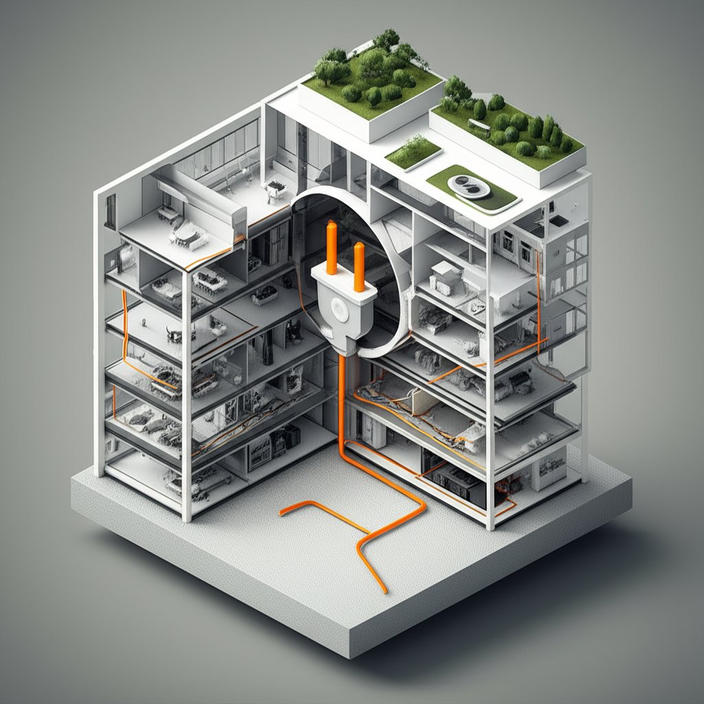 Hardwired vs. plug-in electrical installation options and decision.